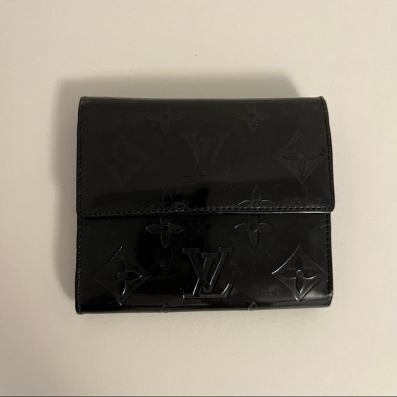 Louis Vuitton Black Monogram Vernis Bi-Fold Wallet - Picture 1 of 3